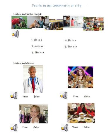 People in my community