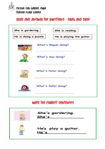 What's He--She doing?