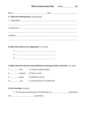 What is Government  & 4 Types of Government