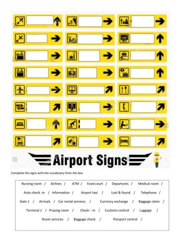 Airport Signs