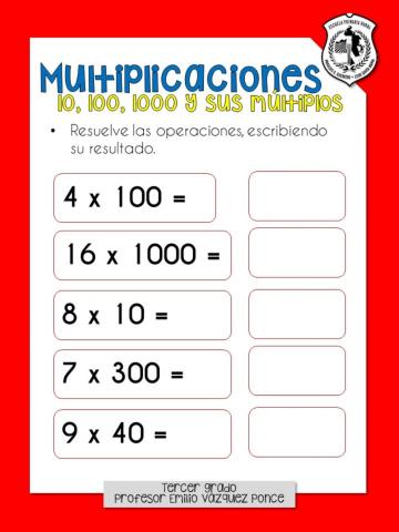 Multiplicaciones