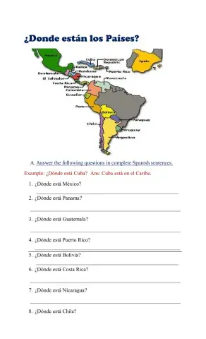 Donde estan los Paises?