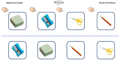 Asociar imágenes: el colegio