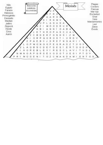 Moisés-palabras escondidas