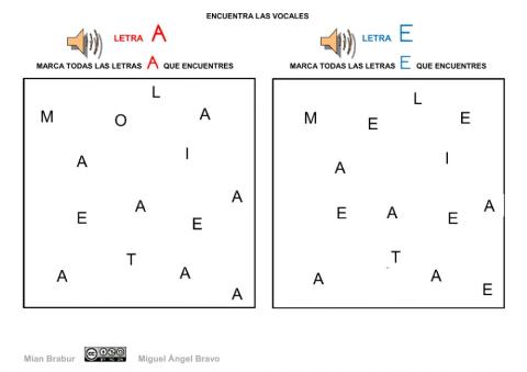 LECTOESCRITURA - VOCALES MAYÚSCULAS