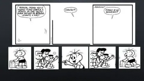 Tirinha do Cebolinha