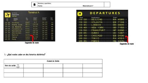 Control matemáticas t 8