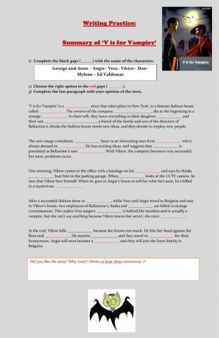 Summary: V is for Vampire