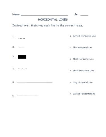 Horizontal Line