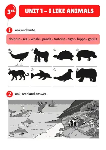 Unit 1. i like animals