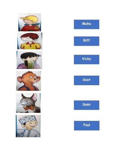Grade one characters