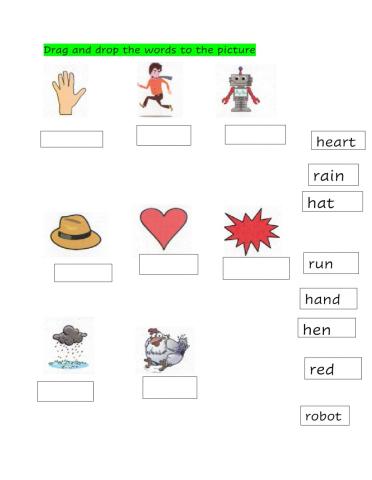 Letter sound H and r