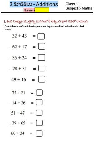 3rd-MATHS-WS-3-5-BY MAHESH MACHARLA
