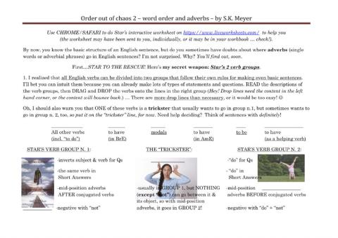 SMT-order out of chaos 2-word order with adverbs-all