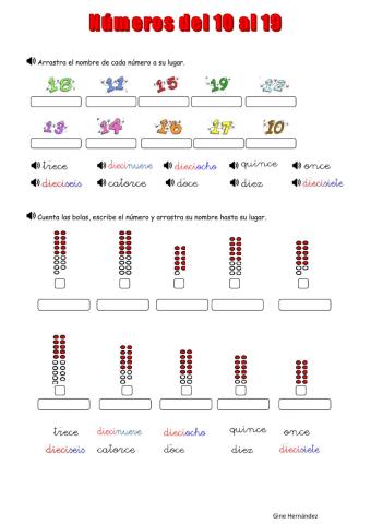 Números hasta el 20- 3