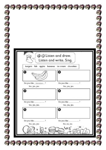 Song: Do you like...? Kid's Box 1 - Unit 12