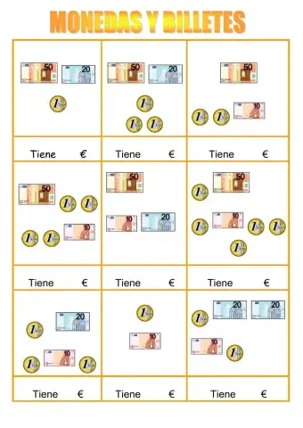 Monedas y billetes 1