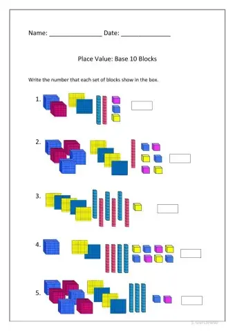 Base 10 blocks