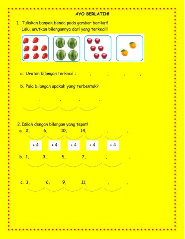 Pola Barisan Bilangan