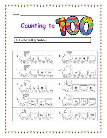 Counting to 100