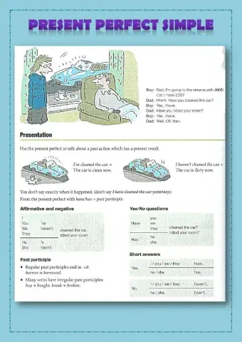 Present perfect simple