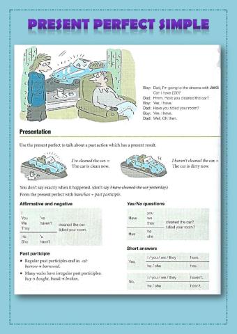 Present perfect simple