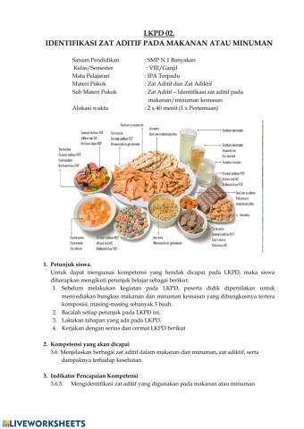 Lkpd zat aditif