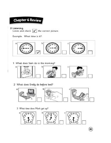 Listen and tick the correct option.