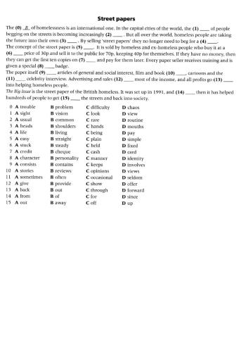 Grammar and Vocabulary (ЕГЭ)