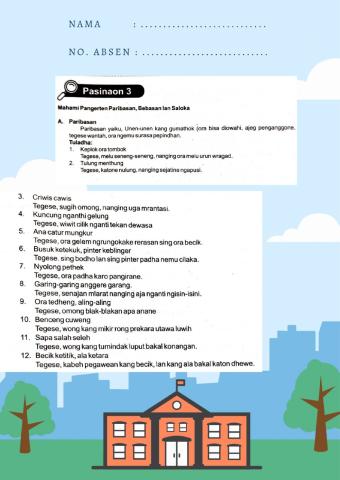 BD Kelas 6 SD Negeri 4 Sepanjang