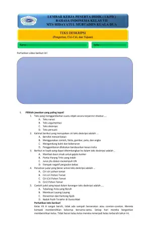 Teks Deskripsi