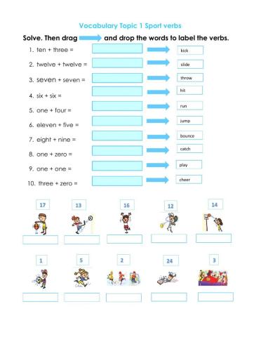 Sport verbs elementary