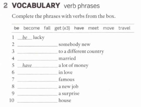 Verb phrases