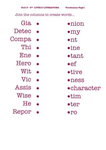 Lively literature voc.1