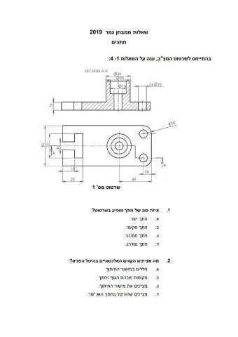 חתכים גמר 2019