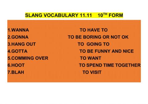 Slang