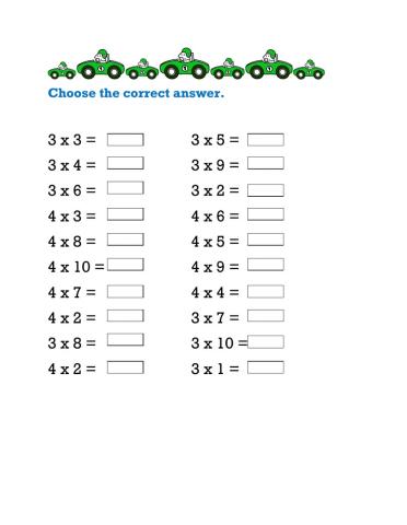 Multiplication by 3,4,6