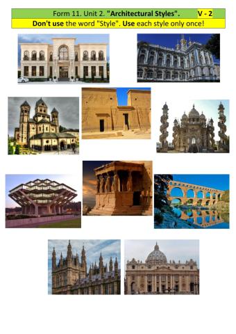 Unit 2. Architectural Styles. V-2