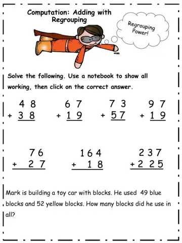 Addition with Regrouping