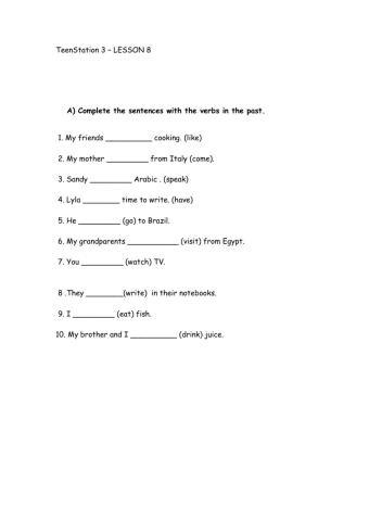 TEENSTATION 3 LESSON 8