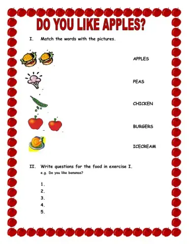 Do you like apples?