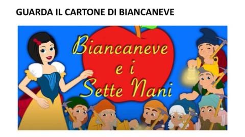 Biancaneve-cartone+libro CAA+comprensione