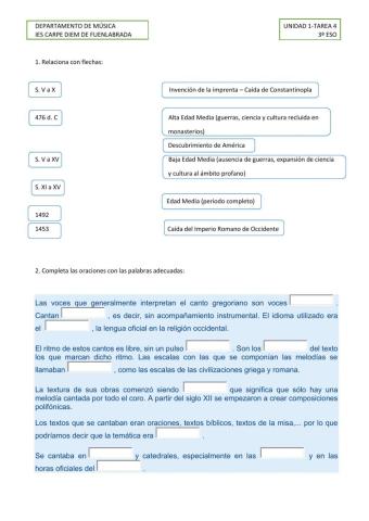 Repaso Música Edad Media (I)