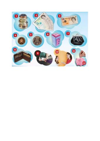 Vocabulary about money choose the right word