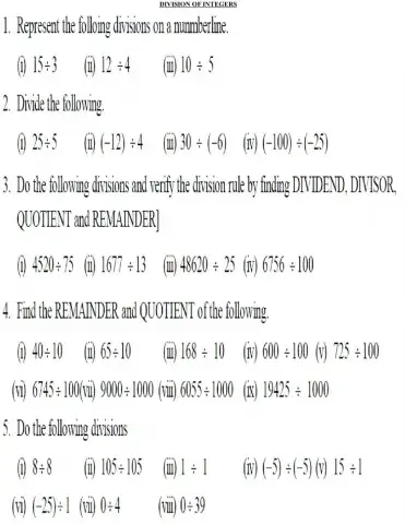 Integers