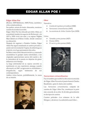 Edgar Allan Poe I