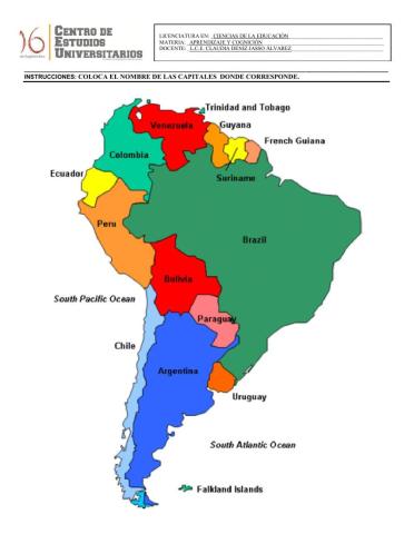 Capitales de América del Sur