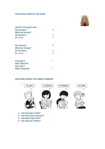 Pets song 2º primaria