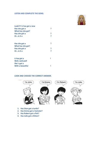 Pets song 2º primaria