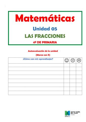 Portada Matemáticas unidad 05
